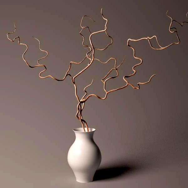 Modelowanie gałęzi w wazonie